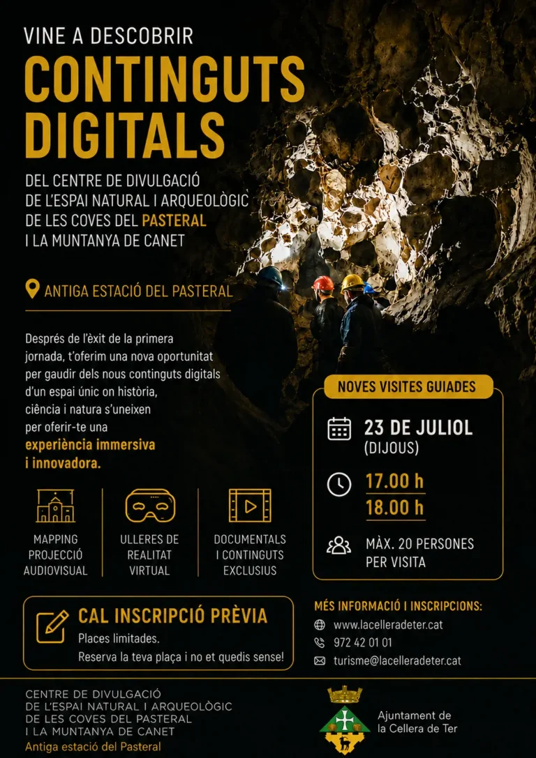 Descobreix els nous continguts digitals de la Cova del Pasteral