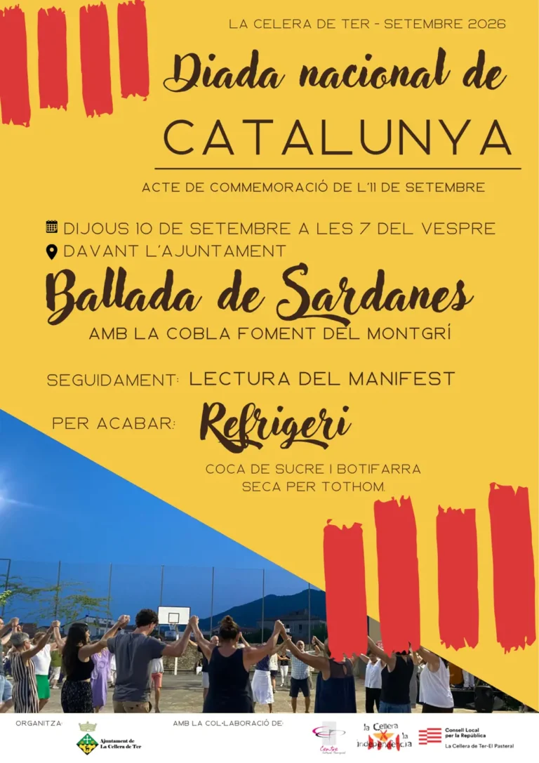 ACTE DE COMMEMORACIÓ DE LA DIADA NACIONAL DE CATALUNYA