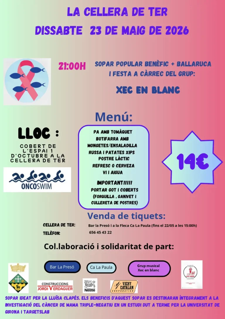 SOPAR POPULAR BENÈFIC + BALLARUCA