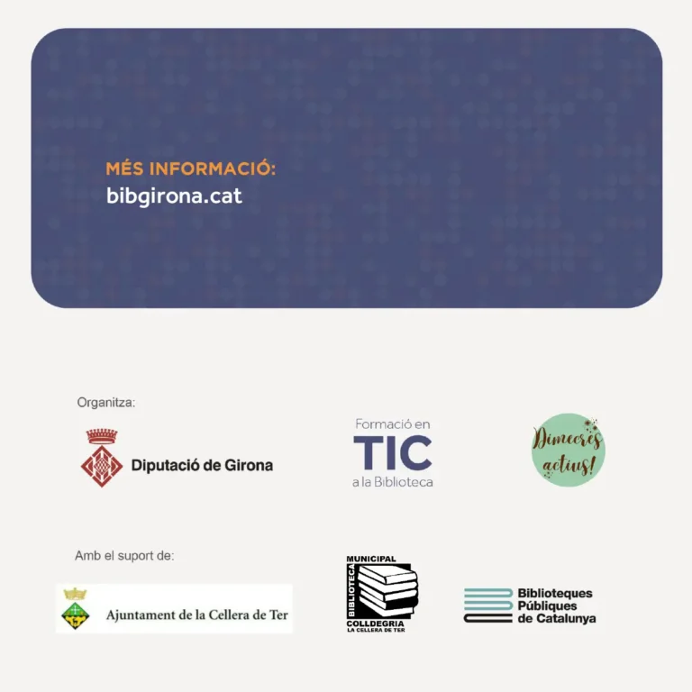 📱 TALLER TIC: La nostra salut i les noves tecnologies. APPS D’EMERGÈNCIA