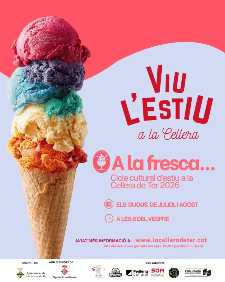 A la fresca!! Cicle cultural d’estiu a la Cellera de Ter