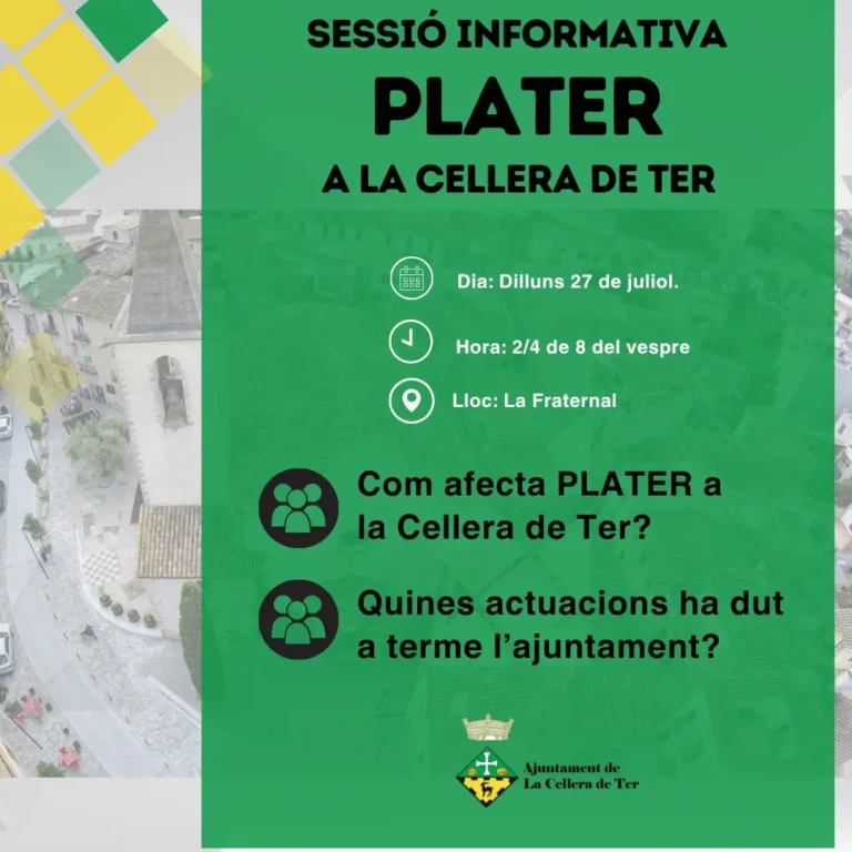 INFORMACIÓ SOBRE EL PLATER