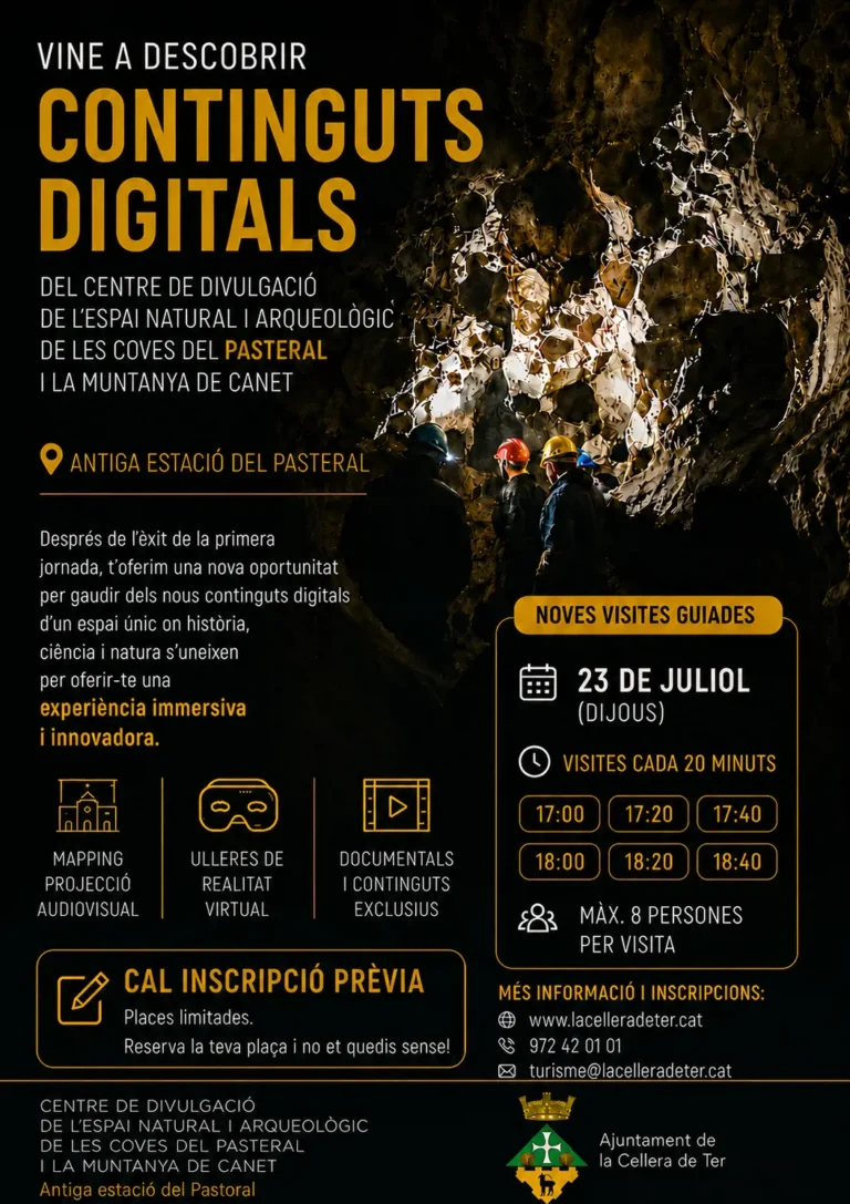 Descobreix els nous continguts digitals de la Cova del Pasteral