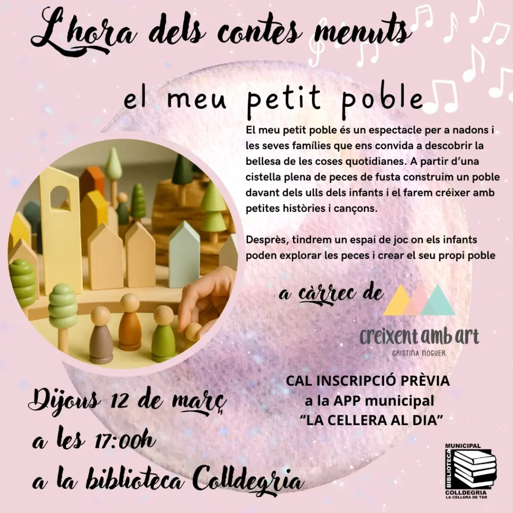 Hora dels contes menuts: El meu petit poble
