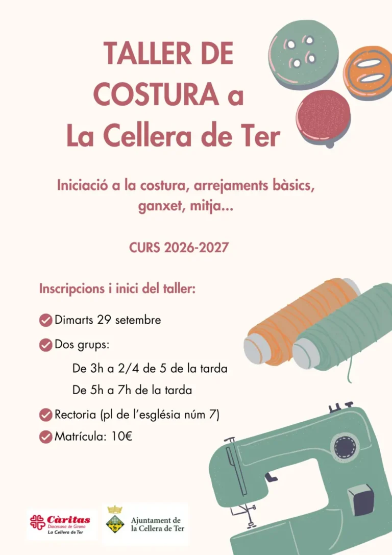 📣 ACTIVITATS A LA CELLERA DE TER!